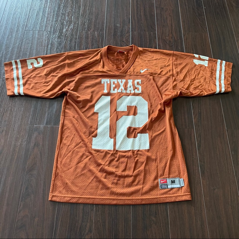 University of Texas Longhorns Team Nike Jersey Size Medium Orange #12 - Picture 1 of 4